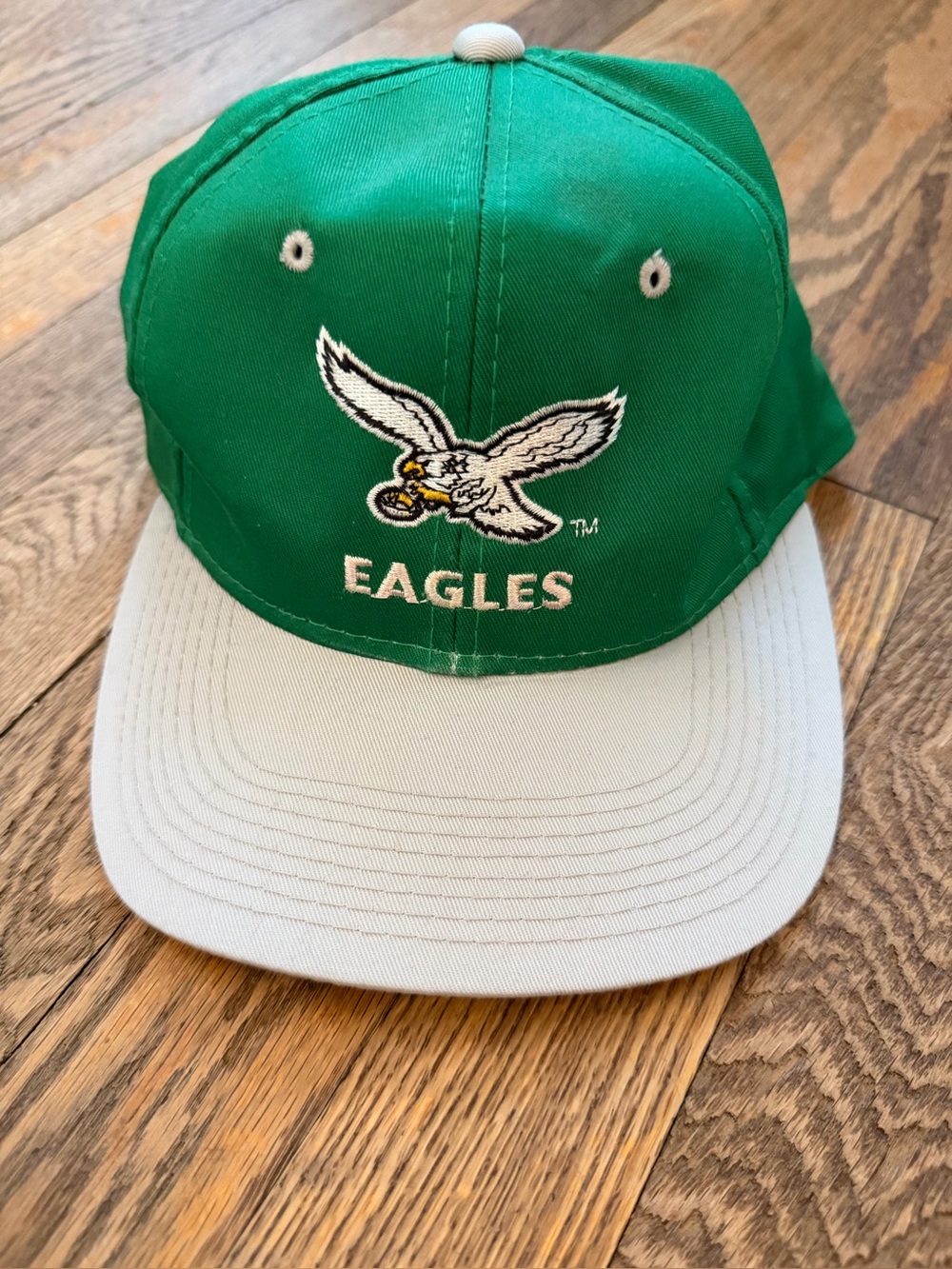 Vintage 90s Philadelphia Eagles YOUTH Snapback Cap Hat Team NFL